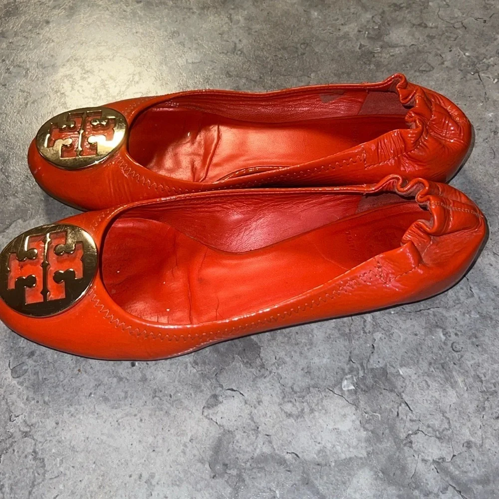 Tory Burch Miller Orange Flats 🥿